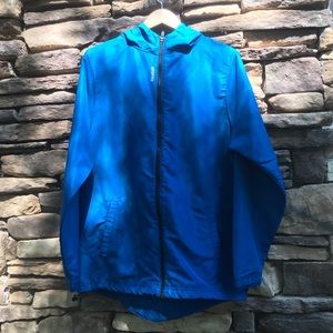 Royal blue Reebok windbreaker